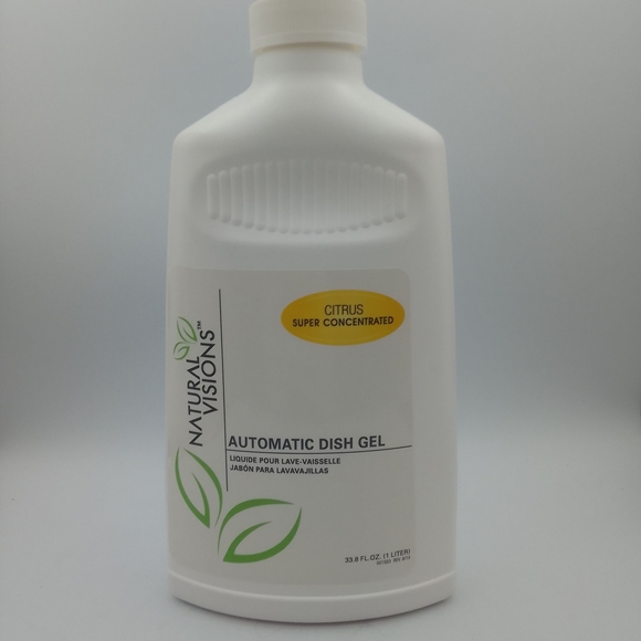 Natural Visions Automatic Dish Gel Sealed 1 Liter Container - Picture 1 of 3